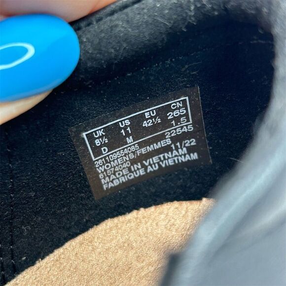 Clarks Unstructured Black Leather Slip-On Comfort Loafers Size 11 Casual Comfort - Picture 15 of 15